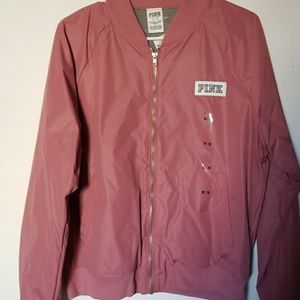 VS pink rare bomber jacket soft begonia size M